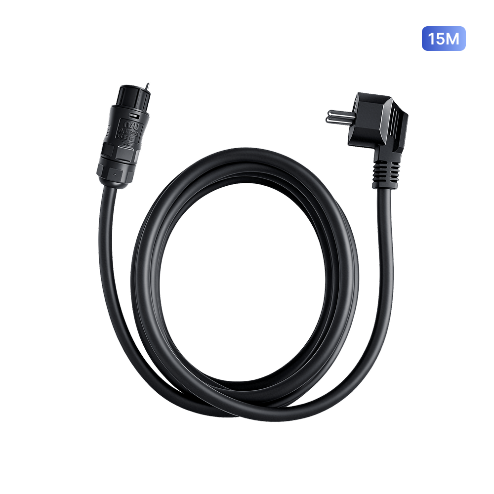 Indevolt AC-verlengkabel voor BK1600 en BK1600 Ultra