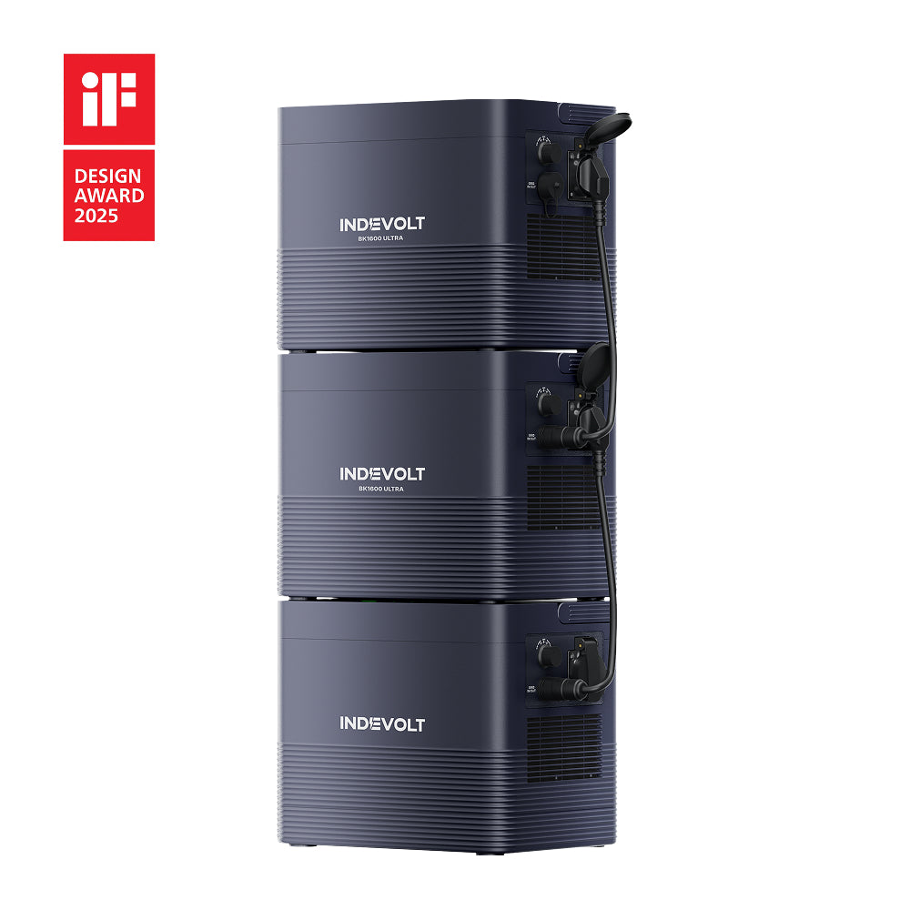 Indevolt BK1600 Ultra Thuisbatterij met Zonnestroom